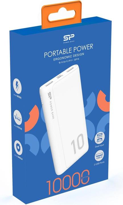 Actual product image Silicon Power GP15 Powerbank (10000 mAh, 37 Wh)