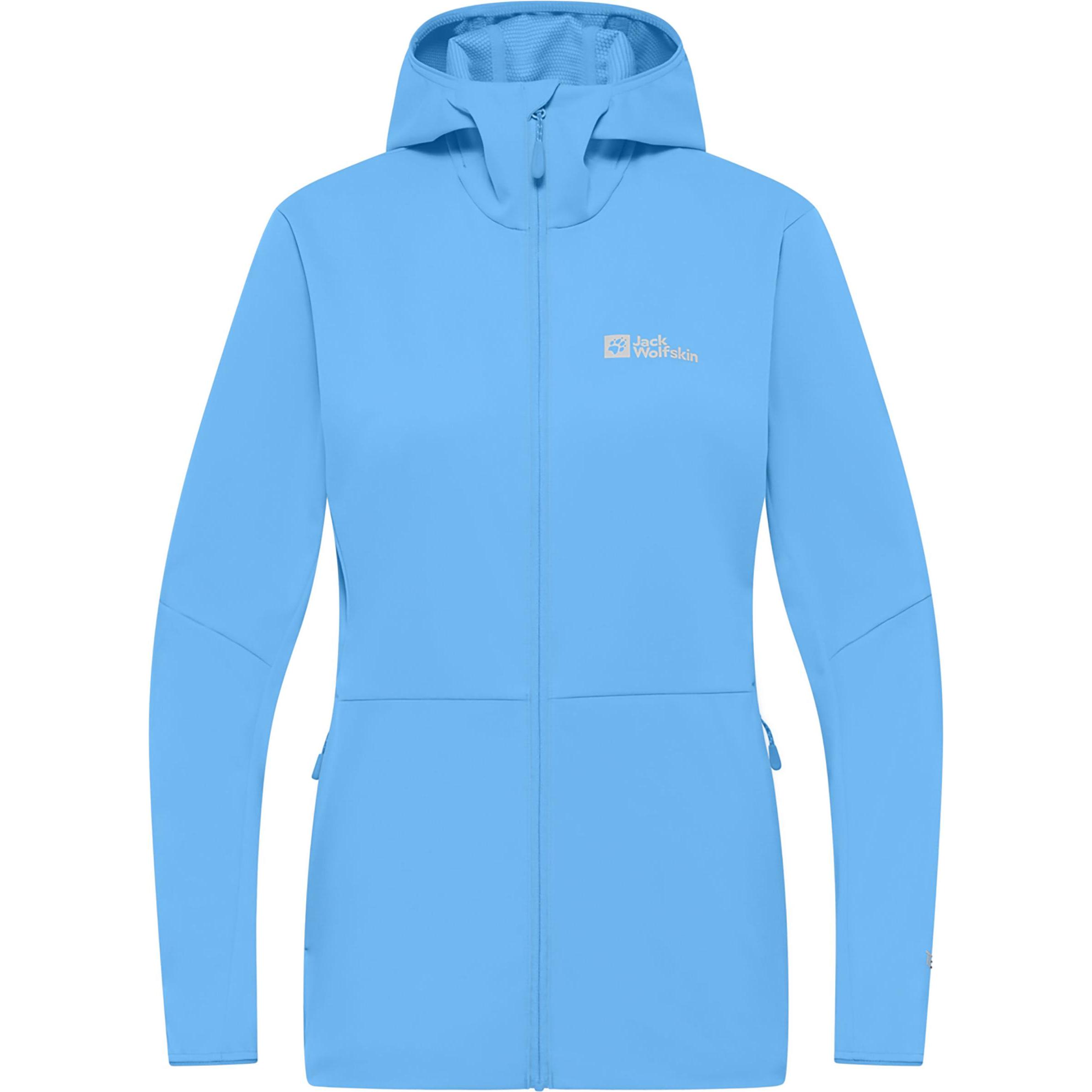Jack Wolfskin, Damen, Jacke, Feldberg Hoody W (XL), Blau, XL