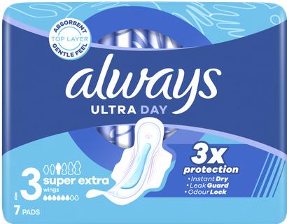 Produktbild Always Ultra Super Extra Damenbinden (7 x)