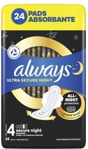 Always Ultra Secure Night (24 x, Damenbinden)