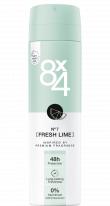 Productafbeelding 8X4 9350 Deodorant Spray Nr. 7 frisse limoen, 150ml (Spuit, 150 ml)