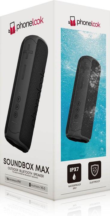 Image du produit PhoneLook Soundbox Max Enceinte Bluetooth portable sans fil puissante et étanche (30W, USB-C) (8 h)