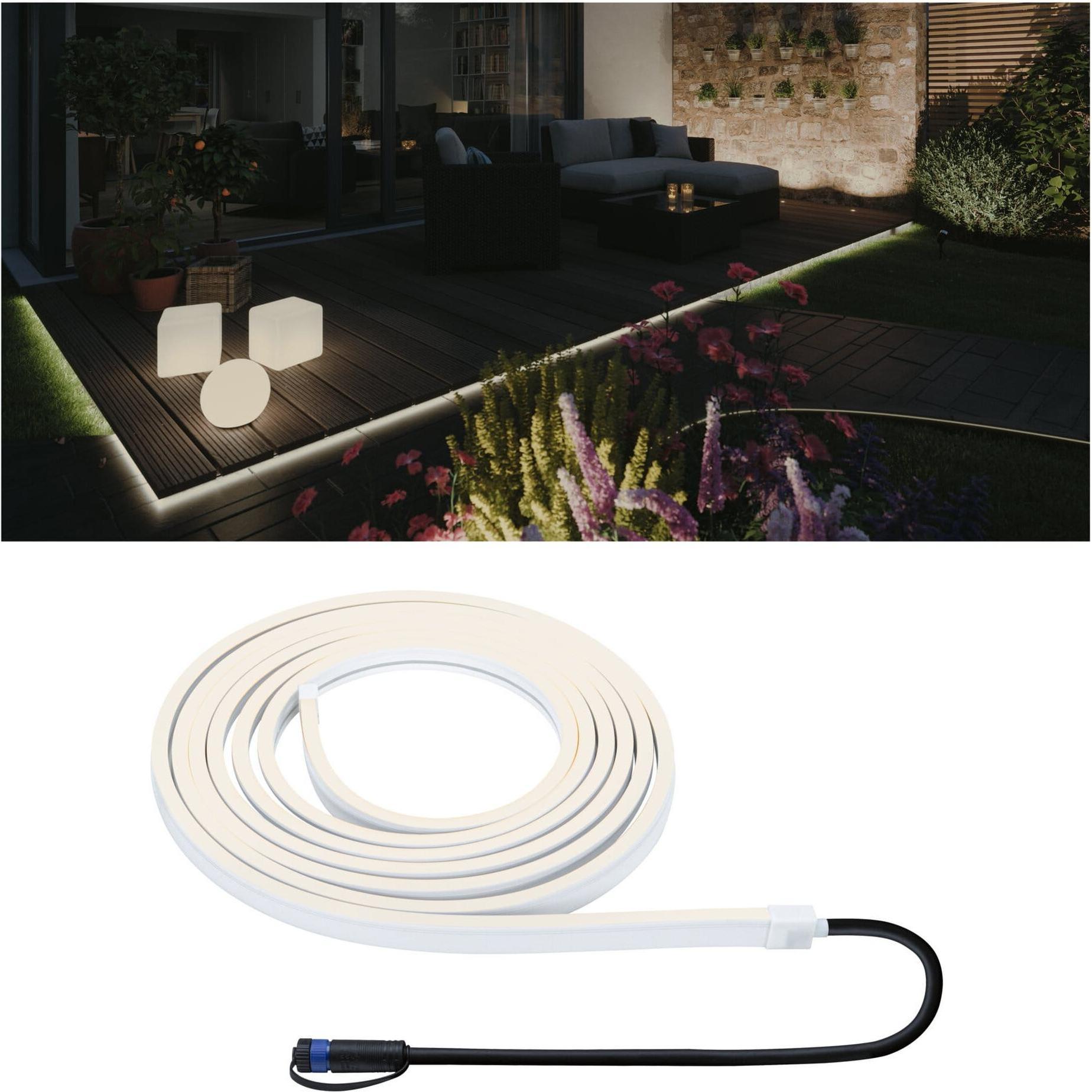Thumbnail - Paulmann, LED Streifen, Outdoor Plug & Shine Stripe Smooth (Warmweiss, 500 cm, Outdoor)