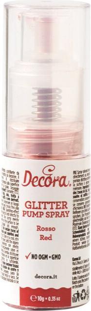 Decora Glitzerspray Rot