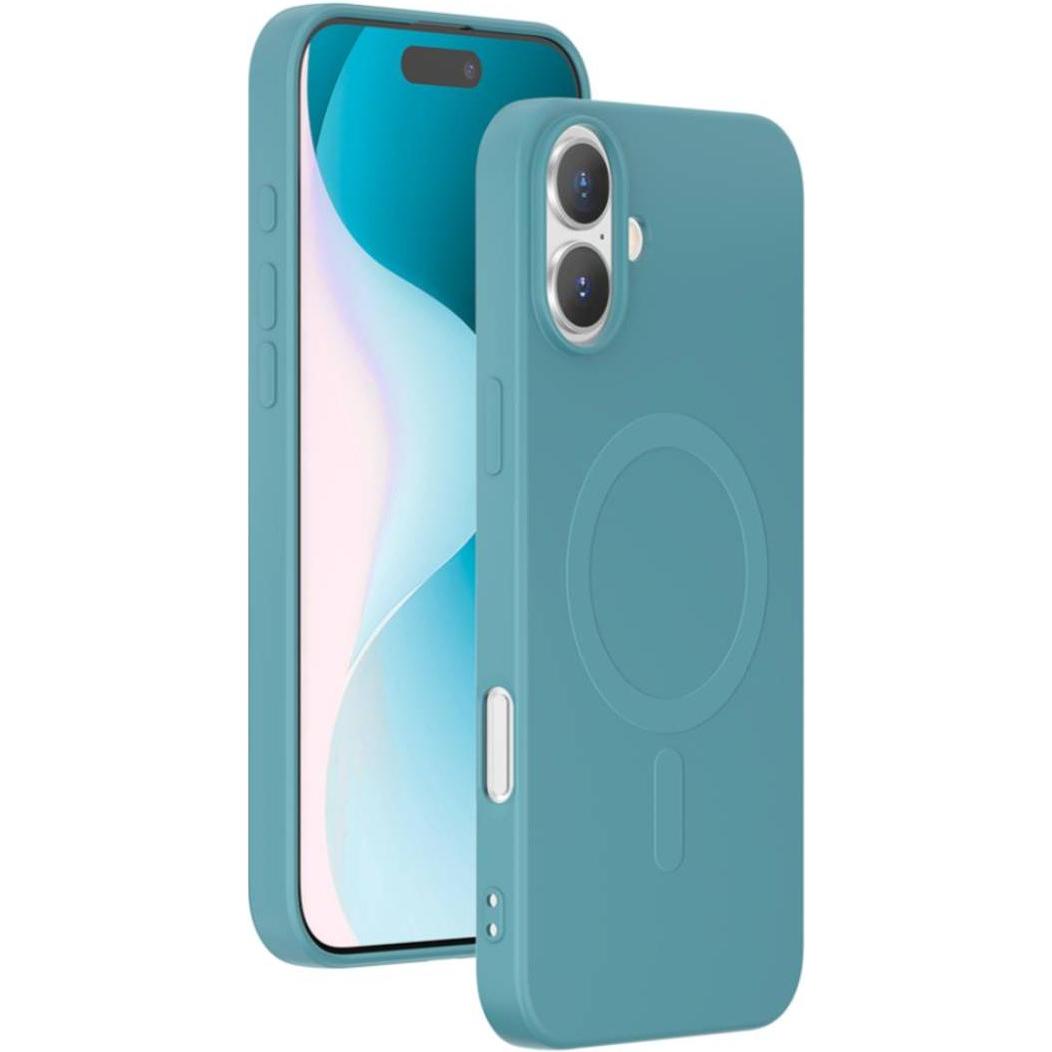 Bigben MagSafe Case (Apple iPhone 16 Plus), Smartphone Hülle, Blau