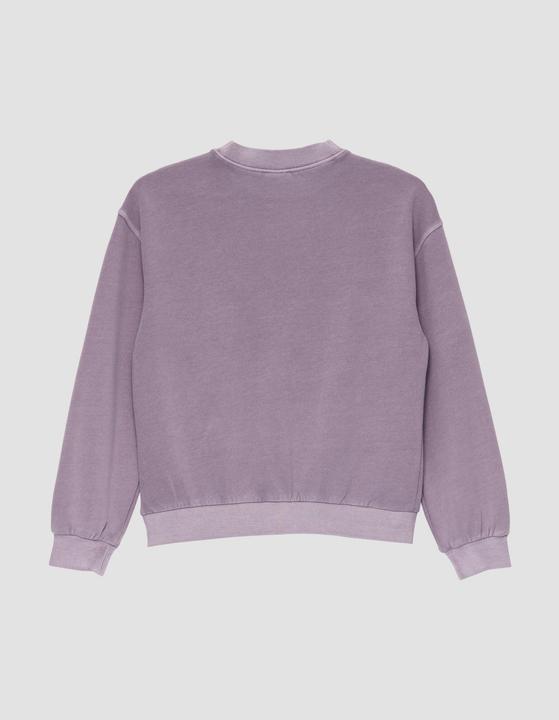 Produktbild s.Oliver Sweatshirt Oversized-Sweatshirt mit Waschung und Frontprint (S)