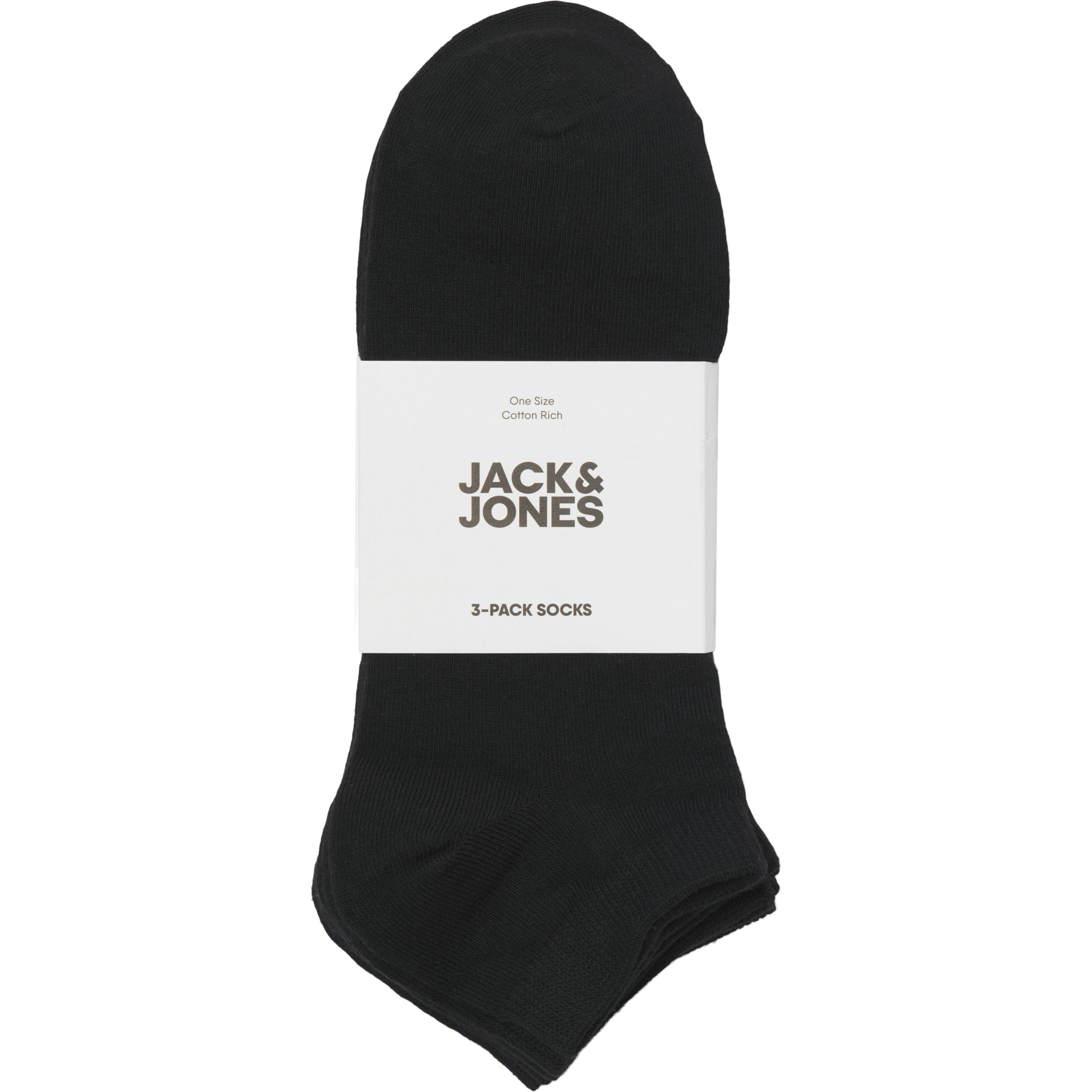 Thumbnail - Jack & Jones, Herren, Socken, Jaclouis Dongo Socks 3 Pack Noos, Schwarz, (3er Pack, One Size)