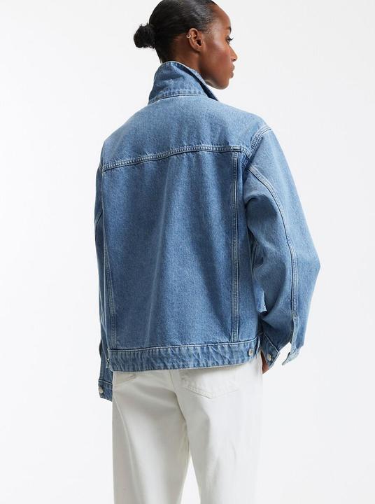 Actual product image La Redoute Collections Oversize-Jeansjacke mit Knopfleiste (XL)