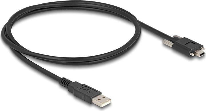 Actual product image Delock USB 2.0 cable type A plug to type mini-B plug with (1 m, USB 2.0)