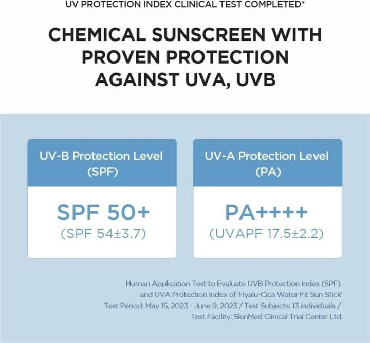 Energy Label Skin1004 Madagascar Centella Hyalu-Cica Silky-Fit (Sun stick, SPF 50, 7 g)