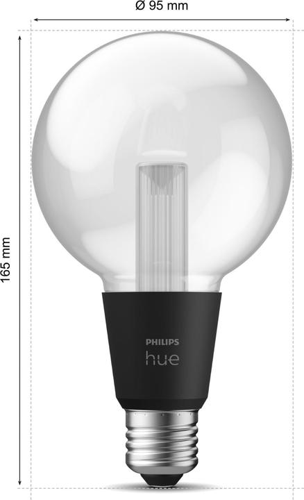 Immagine prodotto Philips Hue White & Color Ambiance Lightguide Globe (E27, 6.80 W, 500 lm, 1 x, G)