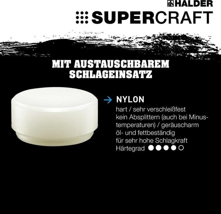 Actual product image Halder Nylon hammer (560 g)