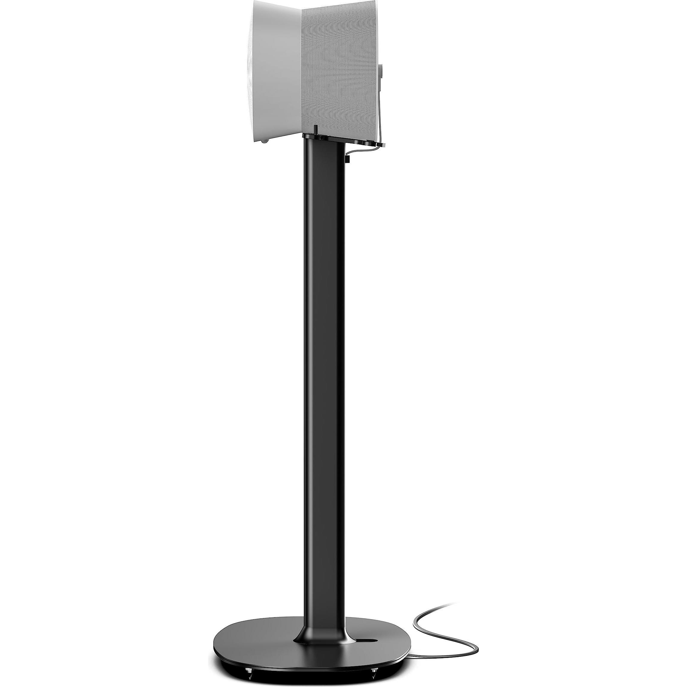 Flexson Supporto Sonos Era 300 (1 pz., Cavalletto, Non mobile), Stativo + Montaggio a muro per altoparlanti, Nero