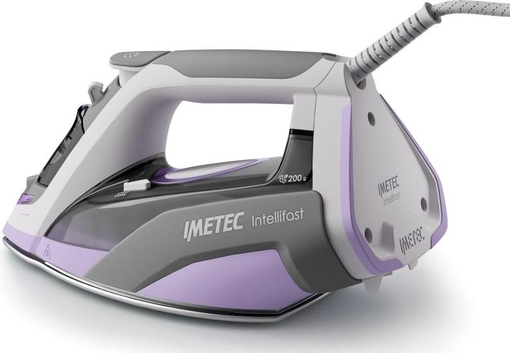 Immagine prodotto Imetec Ferro a vapore Intellifast, Tecnologia Intelli System, Piastra Ceramic Diamond, 2400 W, Colpo (2400 W, 200 g/min)