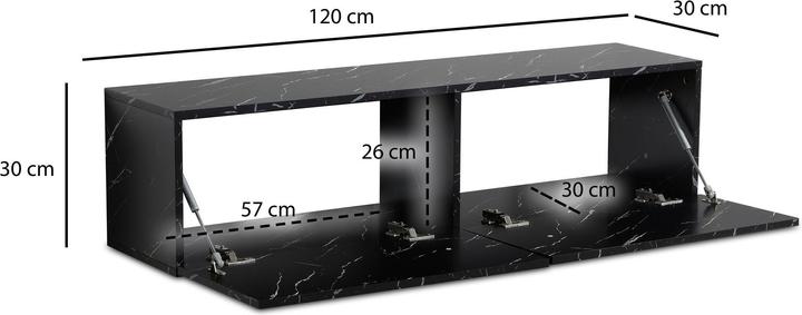 Image du produit Wohnling Suspendu (120 x 30 x 30 cm)
