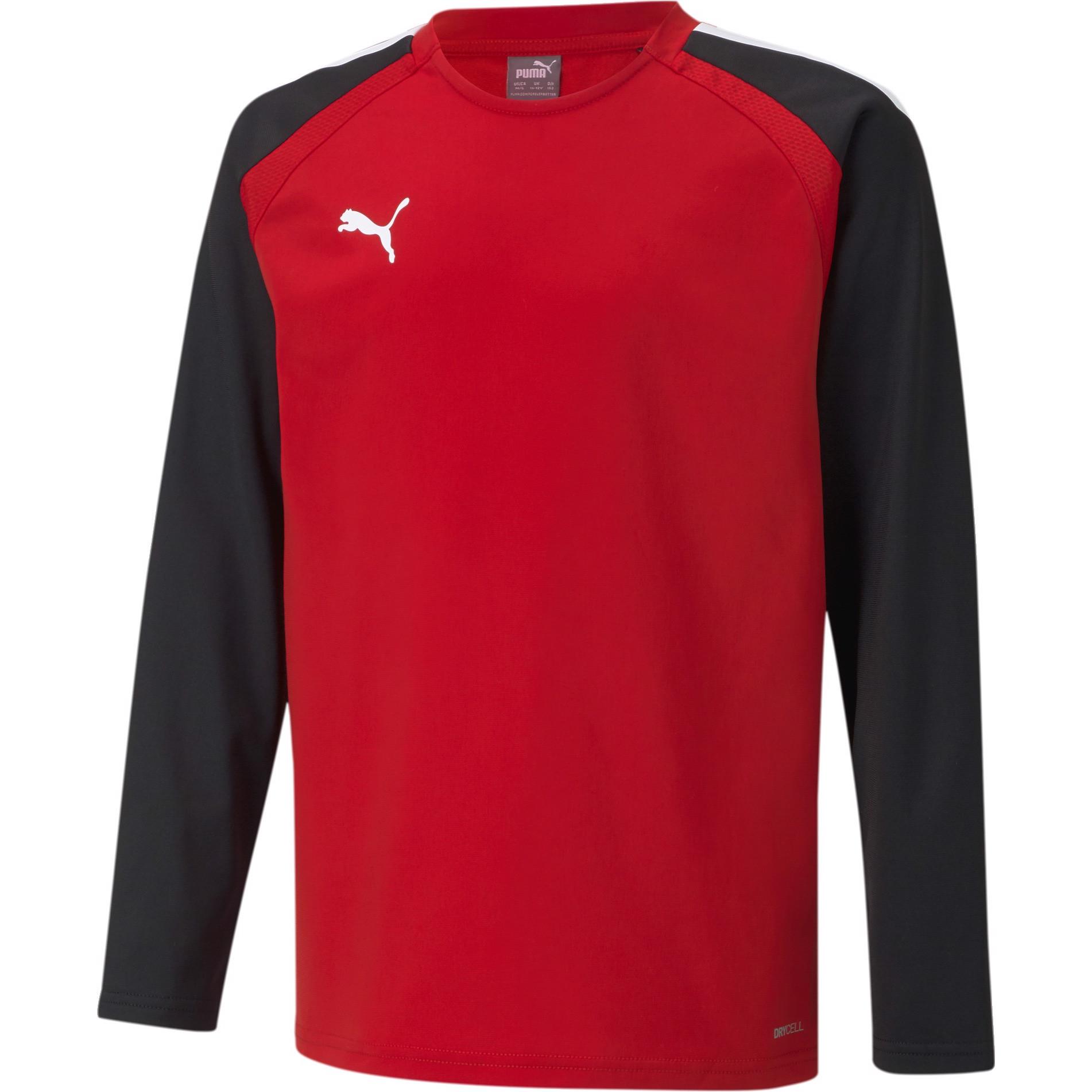 Puma, Jungen, Sportshirt, teamLIGA Training Sweat Jr-657239 (152), Rot, 152