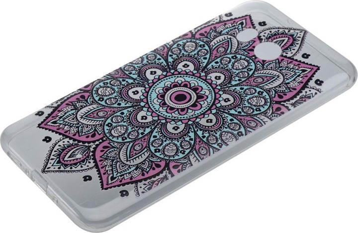 Produktbild König Design Henna Cover für Handy HTC U11 Case Schutz Hülle Silikon Bumper Etuis Tattoo Bunt (HTC U11)