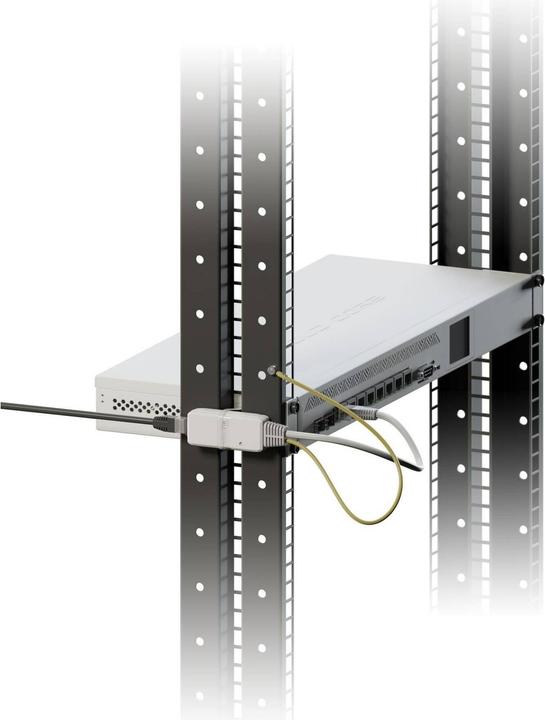 Produktbild MikroTik RBGESP - Gigabit Ethernet-Überspannungsschutz in wasserdichtem IP68-Gehäuse (Überspannungsschutzadapter)