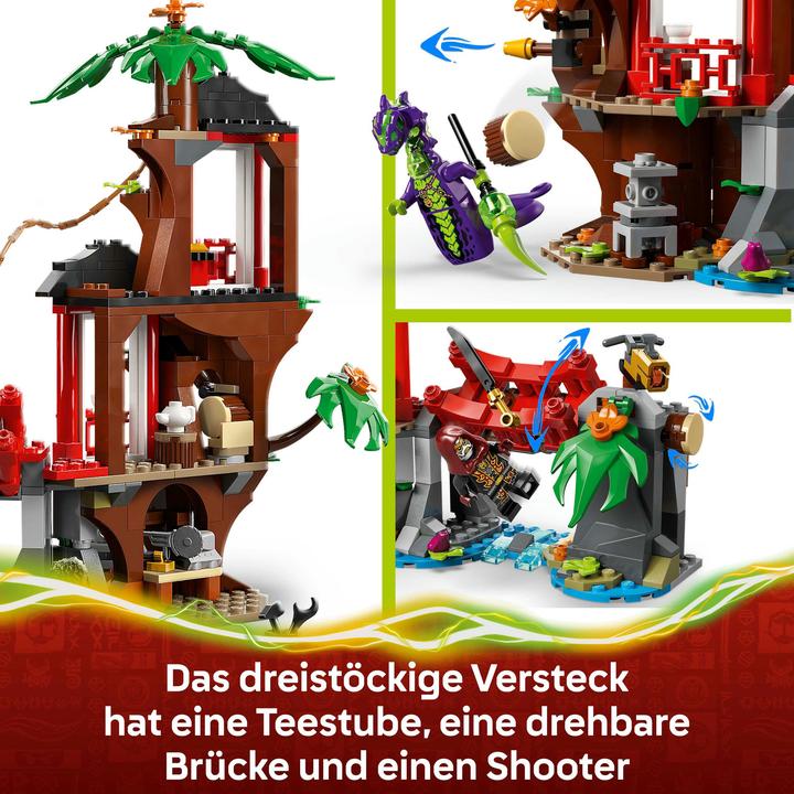 Actual product image LEGO Showdown am Baumhaus mit dem Ninja-Bike