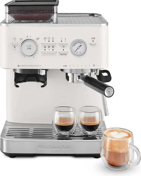 KitchenAid 5KES6551EPL Siebträgermaschine mit Mahlwerk