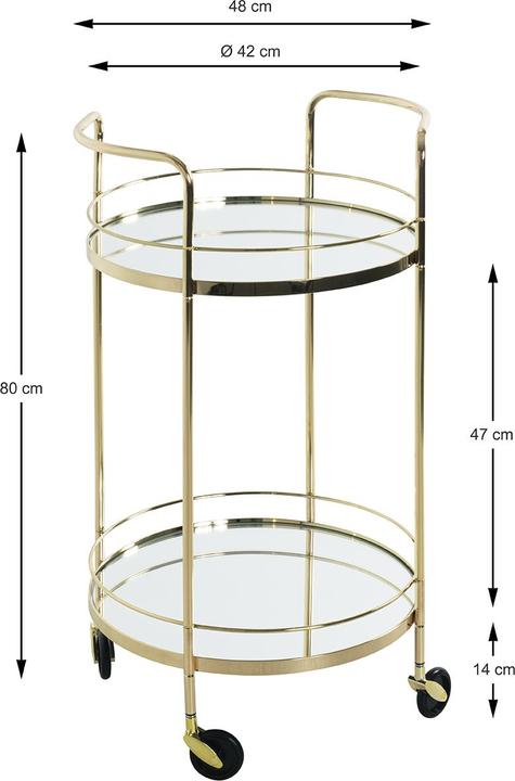 Actual product image HAKU Möbel Serving trolley