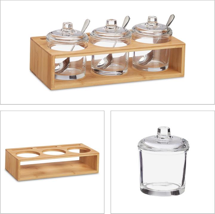 Produktbild Relaxdays Gewürzgläser Set (0.22 l)