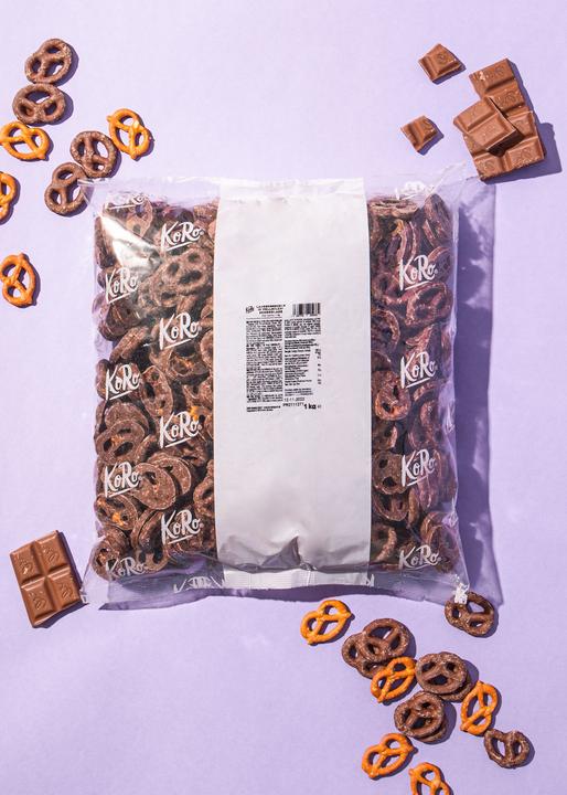 Produktbild KoRo Laugebrezeln in Vollmilchschokolade (1000 g)