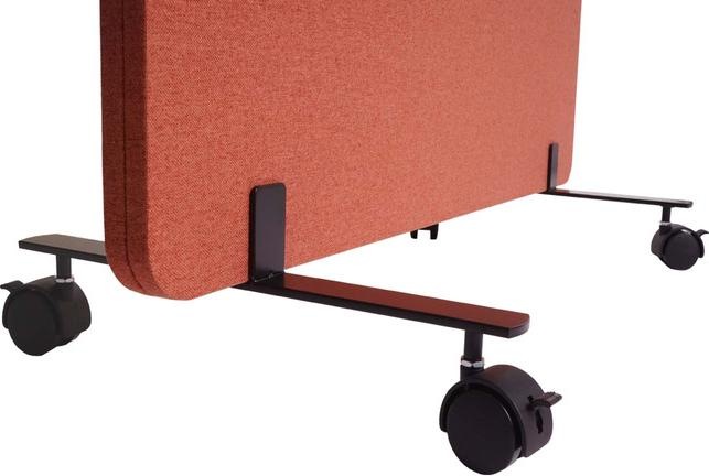 Image du produit Mendler Cloison acoustique, protection visuelle de bureau Séparateur de pièce Tableau d'affichage, double (167 x 80 x 39 cm)