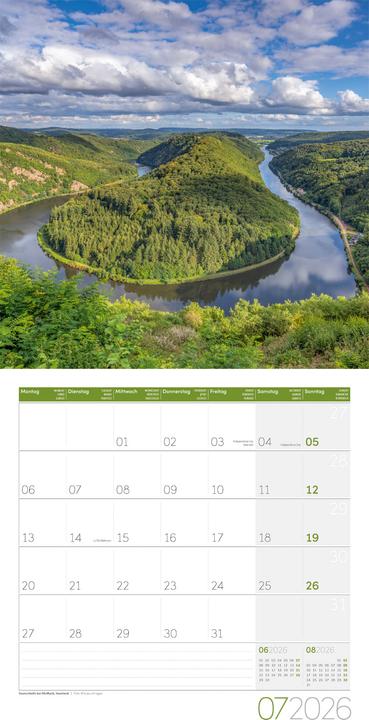 Produktbild Naturwunder Deutschland Kalender 2026 - 30x30
