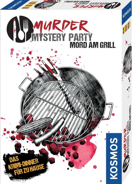 Actual product image Kosmos Murder Mystery Party - Murder at the Grill (German)