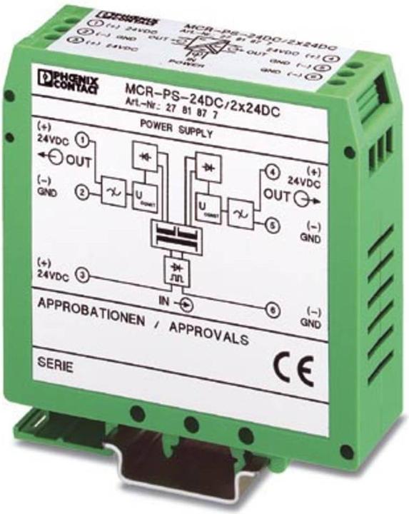 Phoenix Contact MCR-PS- 24DC/2X24DC DC/DC-Wandler (2781877)
