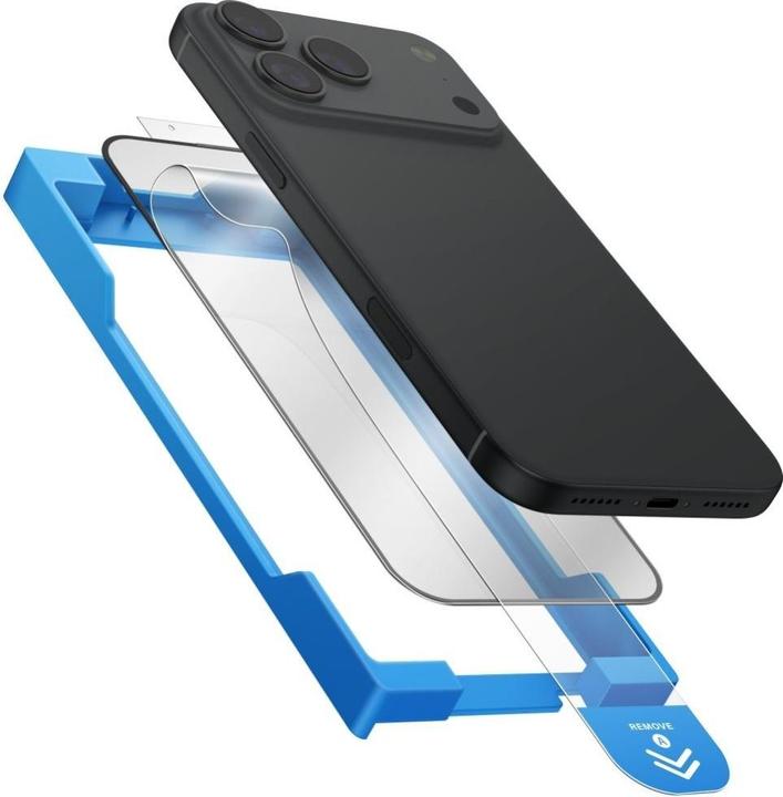 Actual product image Uniq Optix Exofit Vivid Tempered Glass for iPhone 17 Pro Max with Applicator (Apple iPhone 17 Pro Max)