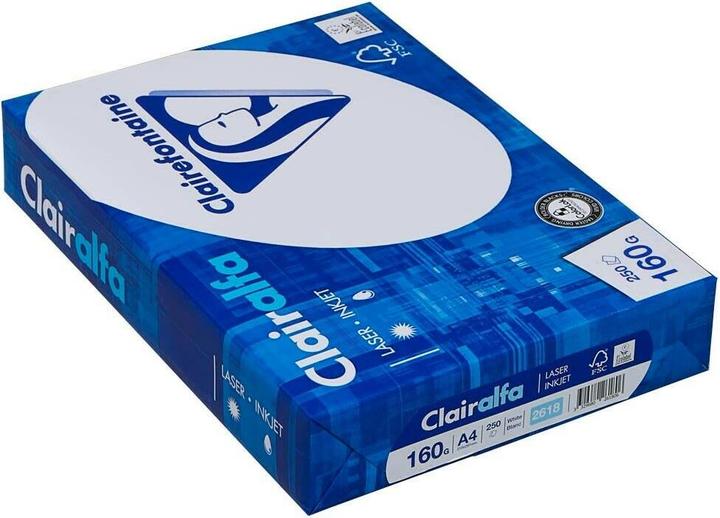 Produktbild Clairefontaine Clairalfa (160 g/m², 250 x, A4)