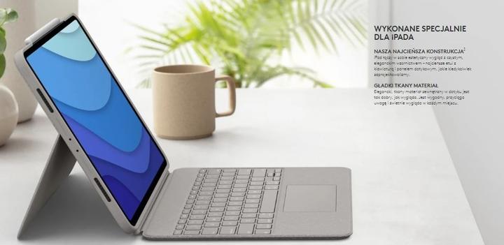 Produktbild Logitech Combo Touch (US, Apple iPad Pro 12.9 2018, Apple iPad Pro 12.9 2020, Apple iPad Pro 12.9 2021, Apple iPad Pro 12.9 2022)