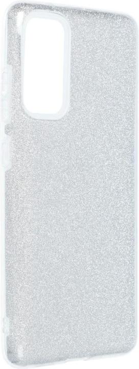 Produktbild König Design Handyhülle für Samsung Galaxy S20 FE Schutzcase Cover Bumper Etui Glitzer Silber (Samsung Galaxy S20 FE)