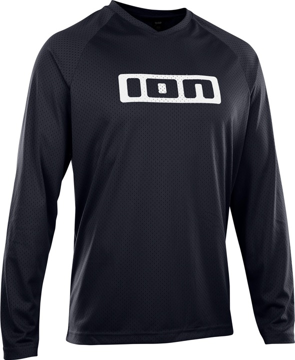 Produktbild ION Bike Jersey Logo LS unisex - black (L)
