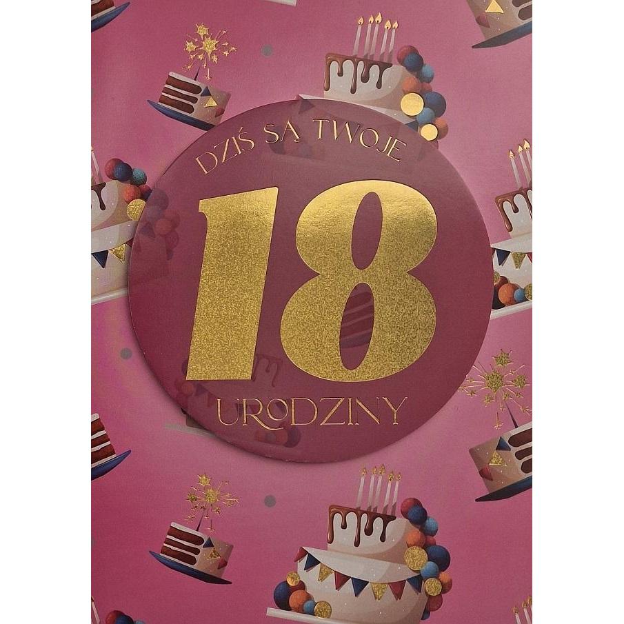 Yeku Geburtstagskarte zum 18. Geburtstag für Frauen (54623622)