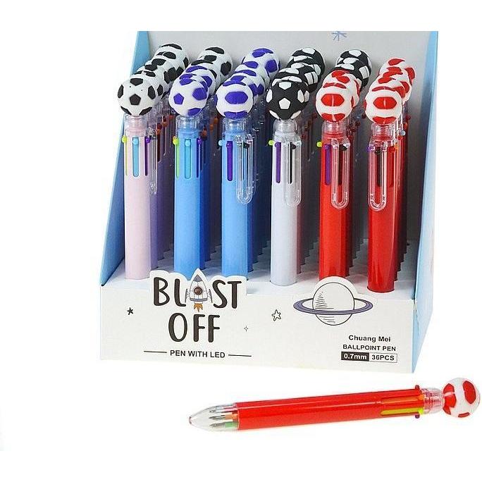 Teka, Penne, Mehrfarbiger Stift mit Kugel (36 Stück) (Multicolore, 36 x)