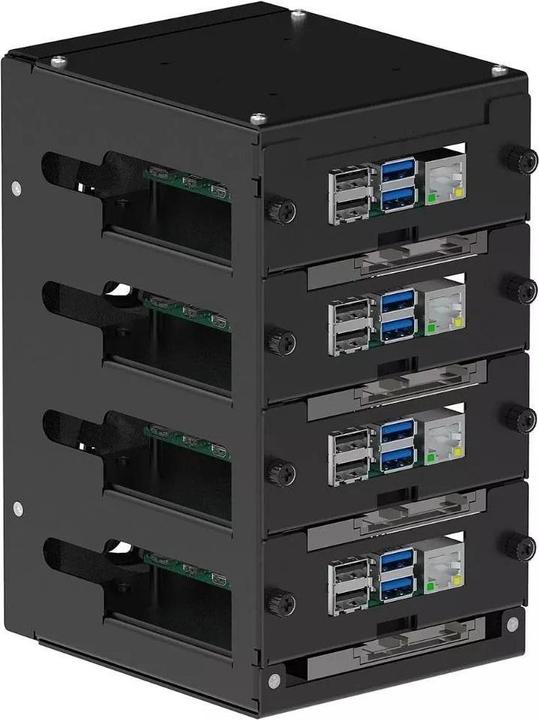 Produktbild Uctronics Cluster rack for Raspberry Pi 5 (Compatible with all models)
