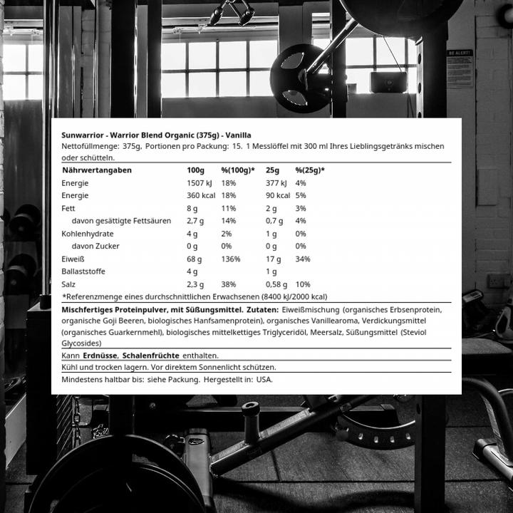 Image du produit Sunwarrior Mélange Warrior (Vanille, 1 pcs, 375.38 g)