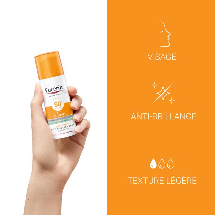 Actual product image Eucerin Oil Control (Sun cream face, SPF 50+, 50 ml)