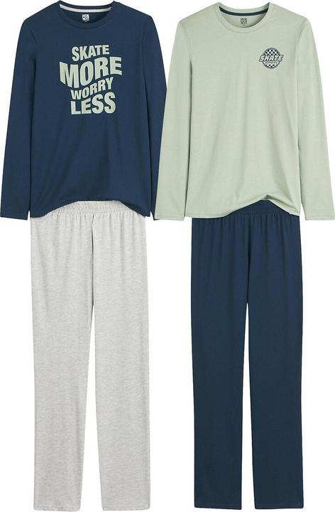 Produktbild La Redoute Collections 2er-Pack Schlafanzüge aus Jersey (152)
