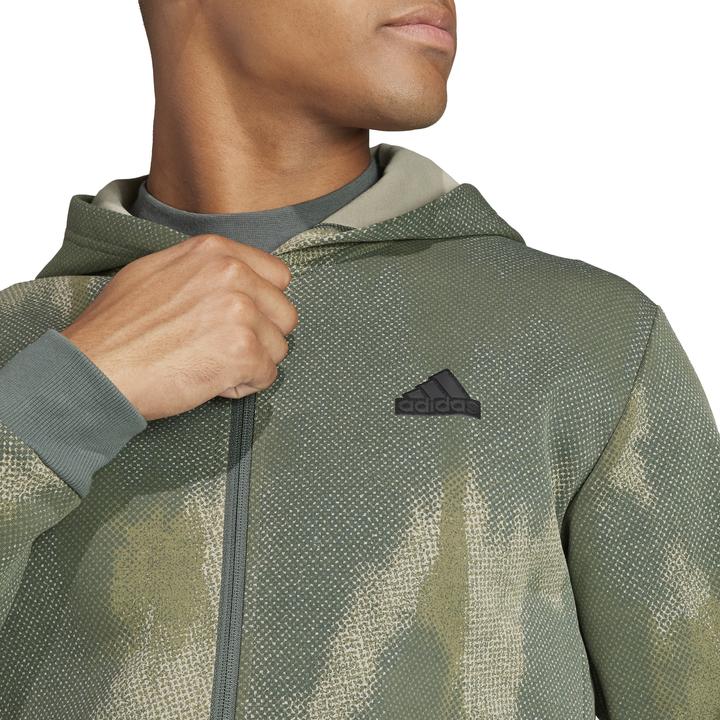 Image du produit adidas sweatshirt à capuche zippée fi 3s (M)