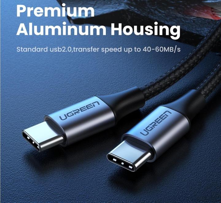 Produktbild Ugreen USB C — USB C (2 m, USB 2.0, 60 W)