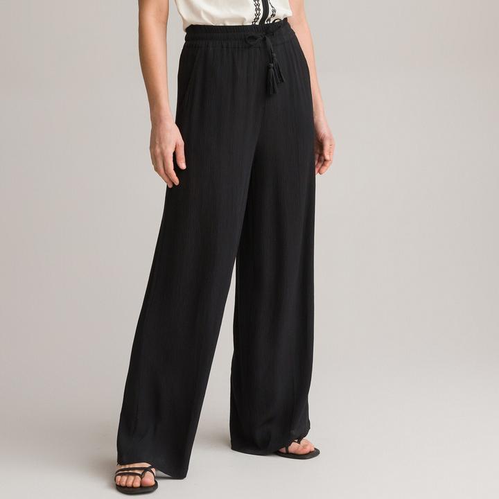 Image du produit Anne Weyburn Pantalon large en crépon (Bande de fréquences 38 (2600 MHz))