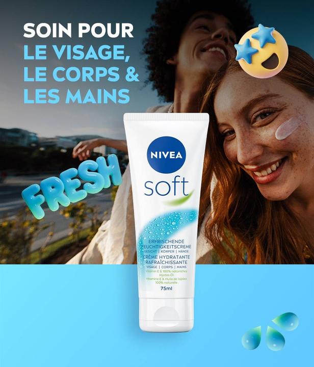 Image du produit NIVEA Soft Tube DUO (Crème pour le corps, 150 ml)