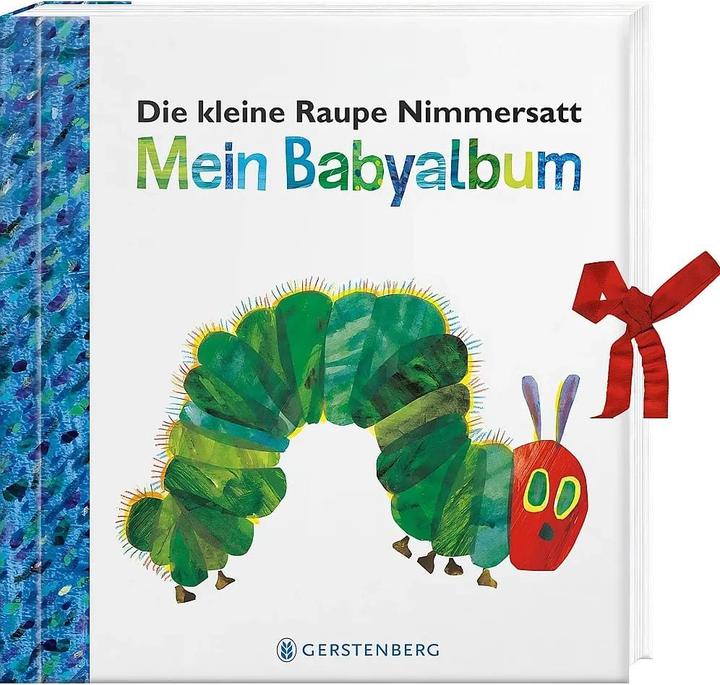 Produktbild Die kleine Raupe Nimmersatt - Mein Babyalbum - Blau (20 x 20 cm)