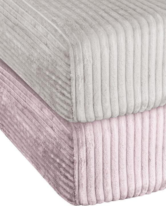 Immagine prodotto Aspero 2 lenzuola a pieghe in flanella a righe Parana - 9061 (200 x 200 cm)