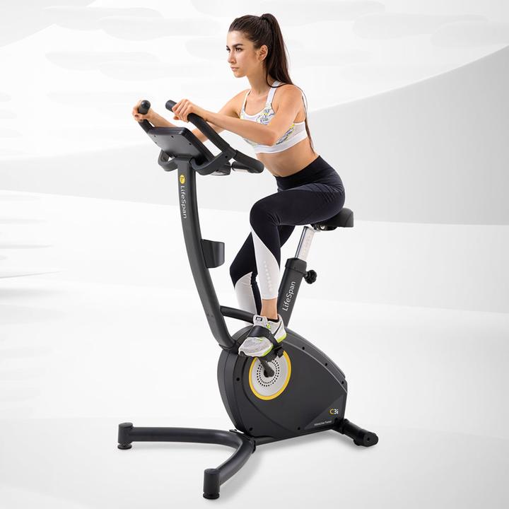 Actual product image Lifespan Europe Exercise bike "Upright Bike C3i" LifeSpan Fitness