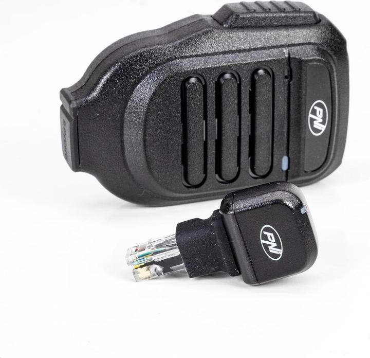 Produktbild PNI Escort HP 7120 ASQ CB-Funkpaket mit Extra 48 CB-Antenne und zusätzlichem Mikrofon-Dongle mit